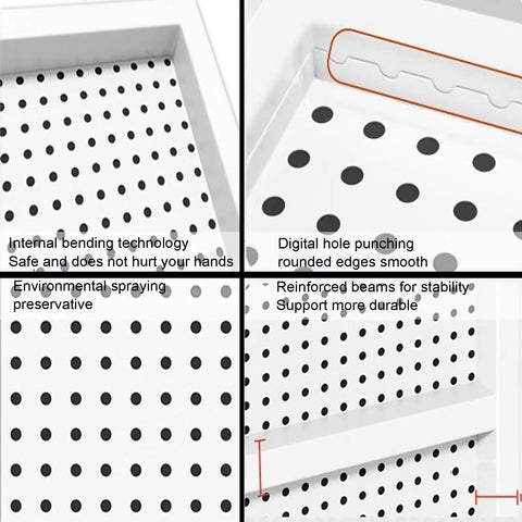 Heavy Duty Metal Pegboard Wall Organizer With Tools Hooks For Garage Shop Storage Green Powder Coated Steel Rack with smooth edges.