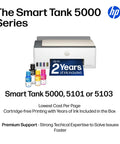 Refillable All In One Wireless Printer For Home Office With Scanner And Copier EcoTank Alternative Cartridge Free Printing With Two Years Of Ink Included