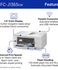 INKvestment 1365 Wireless Color Inkjet All In One Printer with 1.8 inch color display and automatic duplex printing