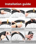 Installation guide for 27.5 Inch Bike Inner Tubes 2 Pack Fits Mountain And Hybrid Bikes From 2.0 To 2.6 Inch Tires With 48mm Schrader Valve And Durable Butyl Rubber Durable Air Tight Seal Ride Ready For All Day Adventures