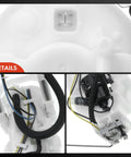 Replacement Electric Fuel Pump Module Assembly For Honda Crosstour 2010 To 2012 3.5 Liter V6 Left Side Awd detailed view of wiring and connectors