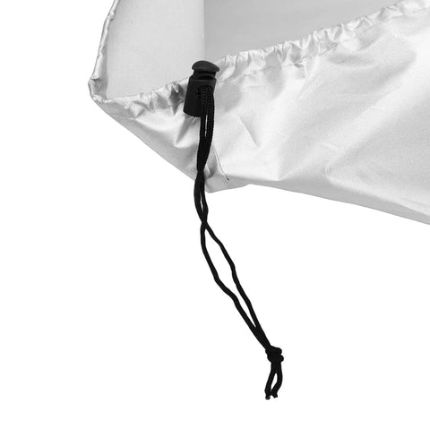 Detail of Built Tough EV Charger Covers 2 Pack Universal All Weather Polyester Sleeves with drawstring for secure fit.