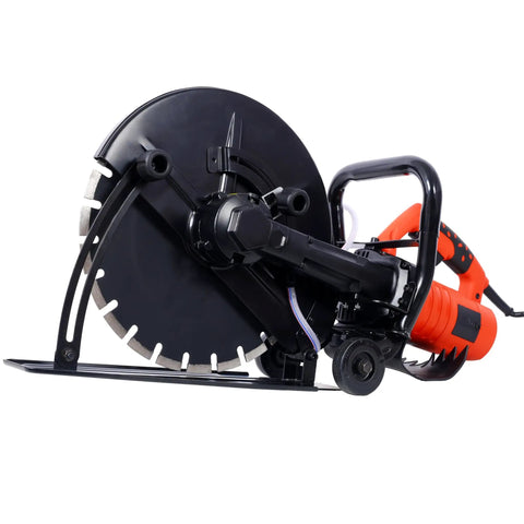 Hardcore 14 Inch Concrete Saw With Water Line And Dust Extraction Port Rips Right Through Concrete And Porcelain 15 Amp Wet Dry Power Tool No Fuss Operation Dead Straight Cuts