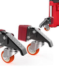 Front Wheels Upgrade Kit For Milwaukee Packout System Turn Your Packout Into A Four Wheel Dolly For Easier Maneuverability Across Garages Elevators And Sidewalks This Accessory Prevents Rear Flat Spots And Makes Transport Smooth On All Surfaces