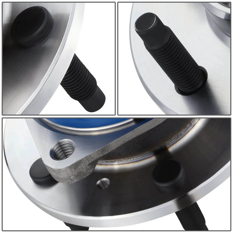 Close-up of Single Front/Rear Wheel Hub Bearing Assembly with Speed Sensor for Buick, Cadillac, Chevrolet, Oldsmobile, Pontiac, Saturn 1997-2016