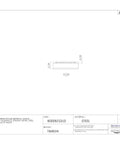 Kickass Single Cone Tapered Roller Bearing Inner Ring one inch straight bore steel construction technical drawing view