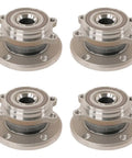4X Wheel Bearing And Hub Assembly Kit Direct Swap For VW And Audi Rides Heavy Duty Build OEM Style Precision Fit set