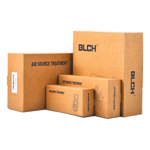Packaging for Adjustable Air Pressure Regulator For Compressors With Gauge From Zero To One Hundred Sixty PSI