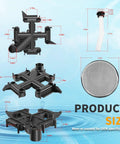 Heavy Duty Manifold Top Assembly Featuring Air Bleed Valve Replacement for Fns Plus De, size details and specifications.
