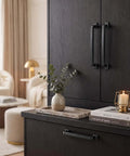 Slick Matte Black Cabinet Pulls And Drawer Handles 10 Pack Top Shelf Kitchen Cupboard Hardware Upgrade For Dressers Doors And Vanity Cabinets With Smooth Grip And Tight Fit on dark cabinet doors
