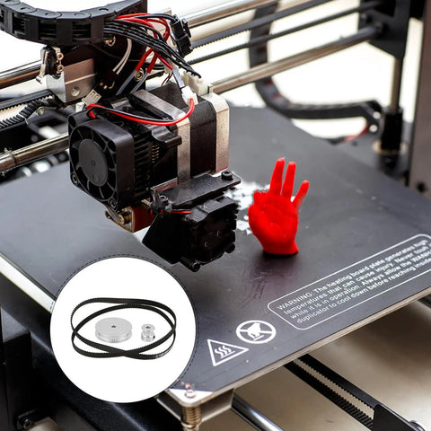 Solid Timing Pulley Wheel Kit With 20 And 60 Teeth For High Speed Gear Ratios Made From Tough Aluminum Alloy Perfect For Model Machines And DIY Projects Using A Standard 6mm Belt Width on 3D printer