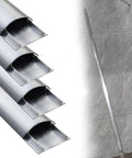 72 Inch Aluminum Alloy Cable Raceway With Self Adhesive Molding Strips And Covers Slick Floor Cable Protector for Neat Cable Management