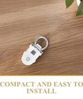 Compact white double wheel roller pulley for curtain tracks, part of 30 Pack Double Wheel Curtain Track Rollers With Rock Solid Alloy Plastic Pulleys Providing A Smooth Operator Glide Experience For Quick Curtain Upgrades And Effortless Sliding Window Track Fixes.