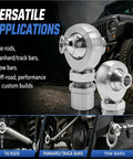 Heavy Duty One Inch Chromoly Heim Joint Rod End Kit With Right And Left Hand Threads Plus Tube Adapter Two Pack for Panhard bars