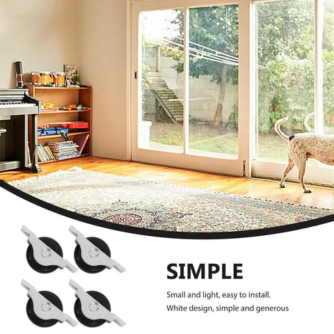 Heavy Duty Nylon Sliding Door Rollers With Precision Double Bearings For That Butter Smooth Glide And Rock Solid Durability In Glass Patio Aluminum Windows And Shower Track Systems, displayed in a modern living space.