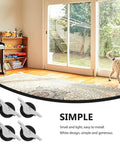 Hardcore 4Pc Nylon Sliding Door Roller Wheels With 40Mm Double Bearing Pulleys on a living room floor, perfect for closet repairs.