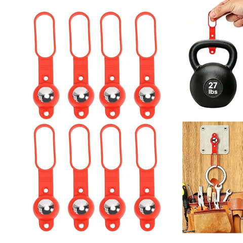 Hilitand Magnetic Stud Finder, 8pcs Wall Metal Scanner showing red magnetic wall sliders for steel detection.