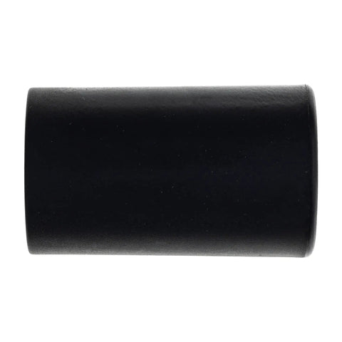 Side view of black polypropylene deck roller for Simplicity Snapper AGCO Sovereign Javelin Broadmoor 2316H 1616 1616H 1668513SM 9 pack