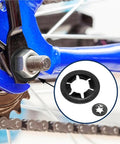 Internal And External Tooth Lock Washers Kit In 65Mn Steel Pro Grade Grab-And-Go Ready Push On Locking Fasteners shown on bike bolt