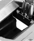 Close-up of Replacement Cabinet Door Hinges Kit For Cupboards No-Drill Easy Install Precision-Matched Set Prevents Sag.