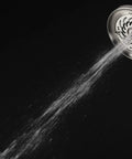 Kubos Exhilaration High Pressure Handheld Shower Head Matte Black Finish, 2 GPM, 4 Pattern Adjustable Showerhead in action