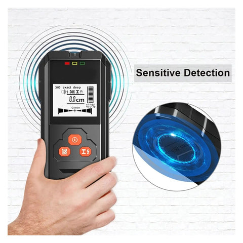 Premium Handheld Wall Scanner And Digital Metal Detector With Bright Lcd Display for detecting wood studs and pipes in walls.