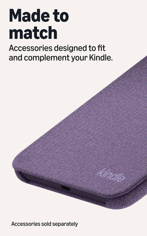Hustle Free Pocket E Reader With Edge To Edge Color Display And Next Level Six Week Battery Life Quick Load Times And Ultra Thin Design, purple case.