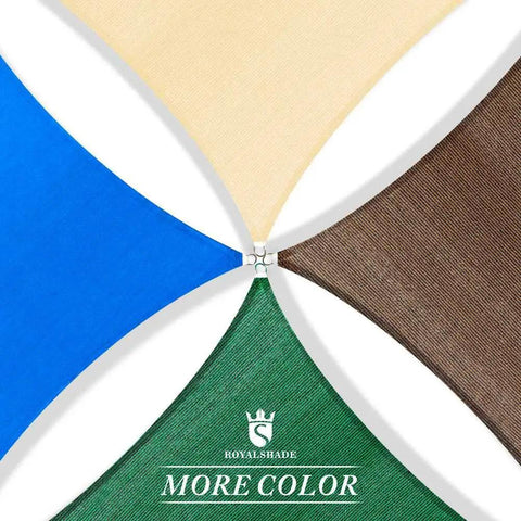 Beige Right Triangle Shade Sail Canopy For Outdoor Patio Backyard Hangout Vibes 24x24x33.9 Feet with color options