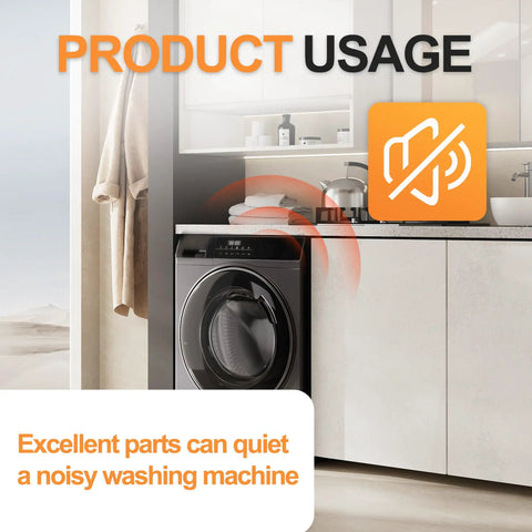 Tough As Nails Front Load Washer Bearing And Seal Kit For LG And Kenmore Tubs in a modern laundry setup, demonstrating quiet operation.