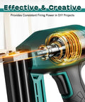 Cordless Electric Brad Nailer And Staple Gun For Upholstery And Woodworking No Compressor Needed Handy For DIY Carpentry Picture