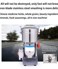 Front view of 700G High Speed Electric Spice And Grain Grinder Mill With 36000 RPM 110V Kitchen Workhorse Powder Machine.