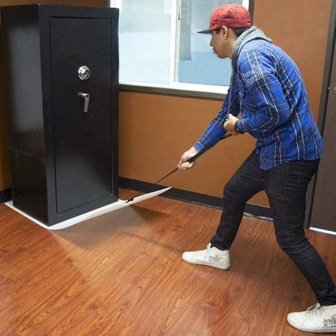 Zero Hassle Big Boy Moving Sliders With Pull Strap Heavy Duty Appliance Glides For Smooth Moves On Hardwood Floors Floor Protectors Pack Of Three used to move a safe on hardwood.