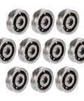 Precision 3X10X3mm Mini Deep V Groove Ball Bearings Forged From Rugged GCr15 Chrome Steel Open Design 10 pack set