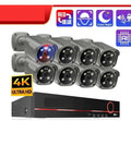 Top Tier 8Mp 4K Poe Security Camera System With Smart AI Motion Detection And Hella Sharp HD Footage For Round The Clock Surveillance And No Sweat Setup, featuring 8 cameras and 1 NVR.