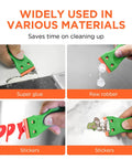 Plastic Razor Blade Scraper Tool Kit 2 Pack With 100 Replacement Blades No Scratch Safe Window Glass Vinyl Decal Removal