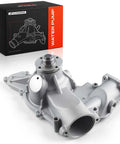 Top Shelf Engine Cooling Water Pump With Curved Pipe And Complete Bolt And O Ring Kit compatible with Ford workhorse vans and super duty trucks.
