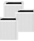 Three white Best Fit 211 Plus Auto True HEPA Replacement Filter For Auto Air Purifier Foldable Activated Carbon Layer in a pack