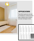 Rock Solid Easy Install Plantation Shutter Repair Kit Featuring Premium Durable Plastic And Metal Pins For zero fuss window curtain and blind touch ups displayed with repair pins.