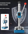 Workhorse Benchtop Arbor Press With Quick Release Spring Handle And An Ironclad 1100 Lb Rating for stable precision metalwork.