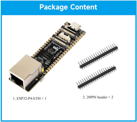 Killer P4 Based Development Board With 100 Mbps Ethernet RJ45 Port Rich Display Camera And Speaker Headers AI Speech Interaction Ready