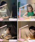 Deep Black First-Generation LED Desk Lamp With USB Port, Dimmable Table Light in various home settings