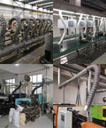 Flexible Solder Fume Extractor Arm For Electronics And Woodworking Projects With Adjustable Valve and Hood in various workshop setups.