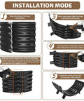 Assembly instructions for 40 Inch Diameter Sector Firewood Rack Storage Built From 0.8Mm Thick Galvanized Steel with wave pattern.