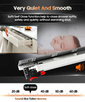 Undermount Soft Close Drawer Slides Bottom Mounted 9 To 24 Inch Ball Bearing Rails For Cabinets with face frame and frameless