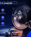 Beefy Front Wheel Hub Bearing Assemblies With ABS For Jeep Grand Cherokee Commander 2005 2006 2007 2008 2009 2010 4WD RWD 5 Lug