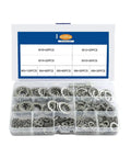 Internal Star Tooth Lock Washers Assortment Kit Two Set With 410 And 820 Pieces stainless steel washers in labeled case