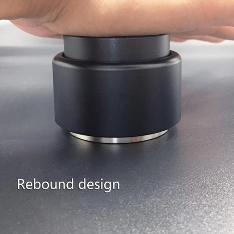 Premium Stainless Steel Adjustable Espresso Coffee Distributor 51 53 58 mm Pro Puck Prep Bammer Tool with rebound design