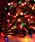 Totally Bright Multi Color Christmas Mini String Lights 20 Feet With 100 Incandescent Bulbs Waterproof Plug In And Connectable