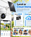 Sleek Solar Powered Security Camera For Outdoor Home Surveillance Featuring Hella Clear 3Mp Video And Smooth Pan Tilt Operation