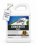 Penetrating Concrete Sealer bottle with tag "Prevent Cracks & Stains" for driveways, patios, pavers, and masonry surfaces.